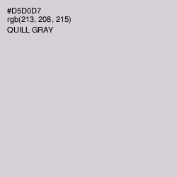 #D5D0D7 - Quill Gray Color Image